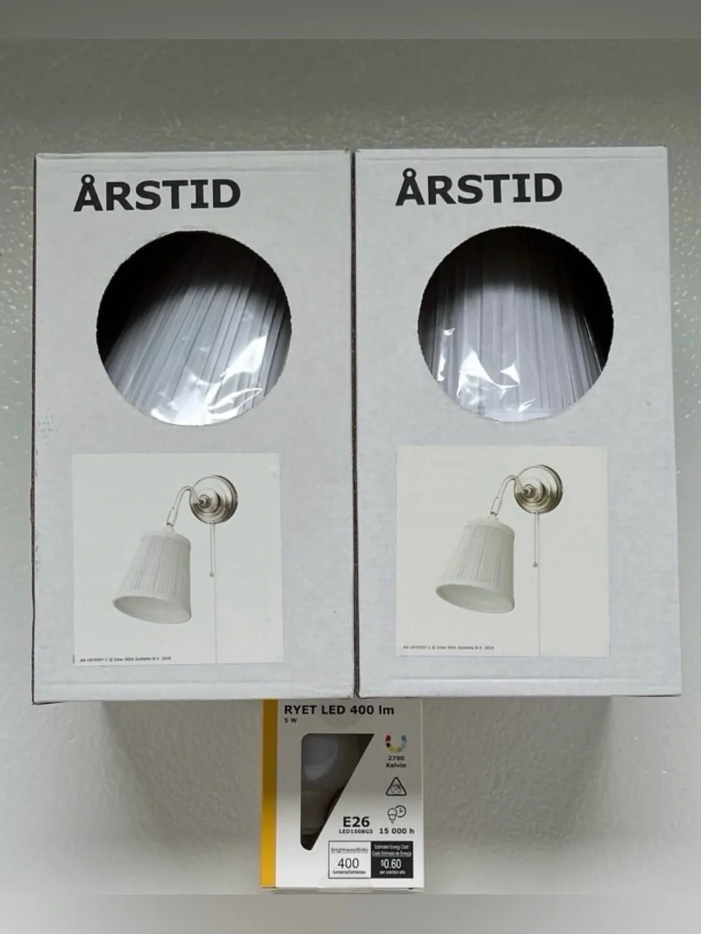 IKEA Aristid Wall Lamps